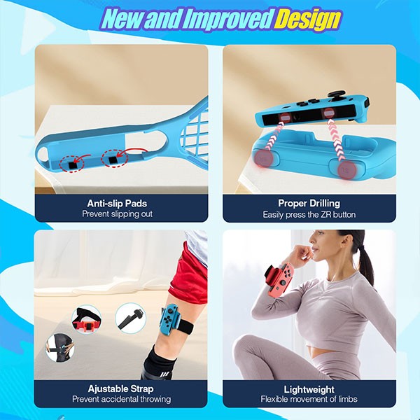 15 in 1 Switch Sports Accessories Bundle