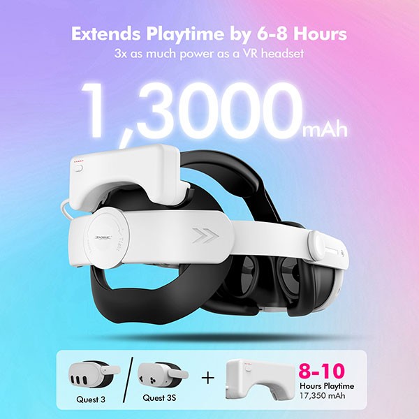 VR Battery Head Strap 13000mAh